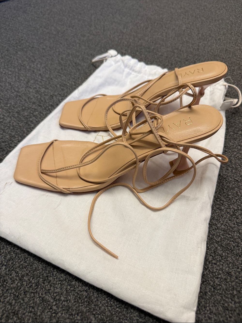 RAYE Roo Heel in Nude